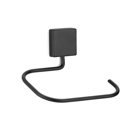 Porta Toalha de Rosto Elegance Black