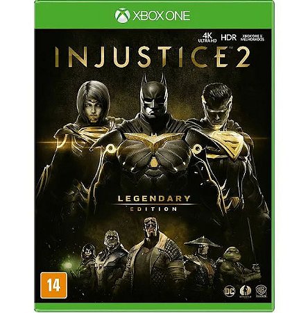 Injustice 2 Legendary Edition Xbox One Mídia Física Lacrado