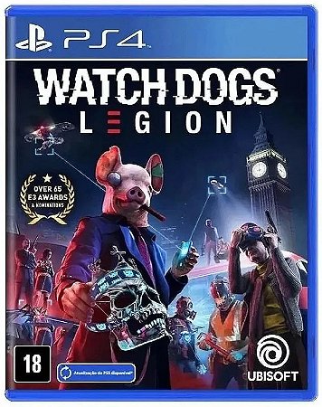 Watch Dogs Legion Ps4 Mídia Física Novo Lacado