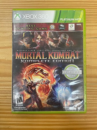 Mortal Kombat Komplete Edition Xbox 360 Midia Fisica