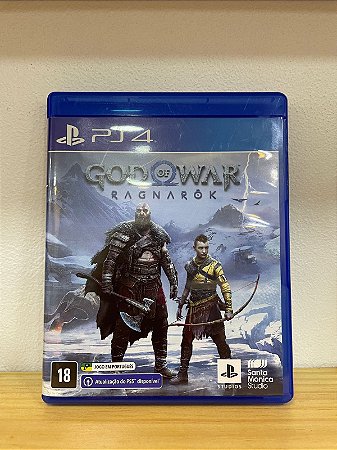 God of War Ragnarok Ps4 Mídia Física Semi Novo