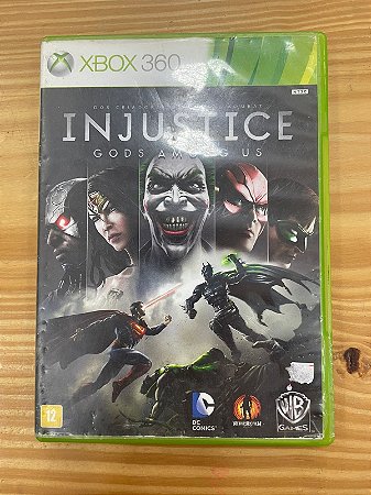 Injustice Gods Among Us Xbox 360 Mídia Física Semi Novo