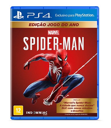 Spíder Man Edição do Ano Ps4 Mídia Física Novo Lacrado