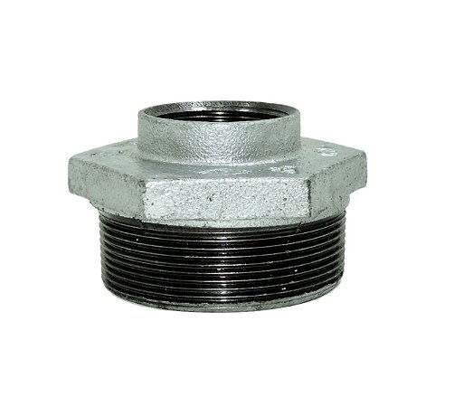 BUCHA DE REDUÇÃO GALV. 2.1/2" X 1.1/4" 65MM X32MM - SEG