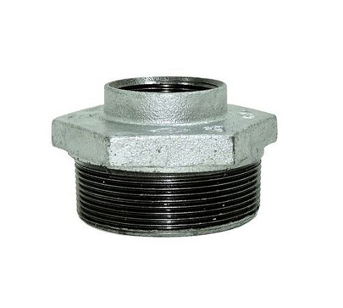 BUCHA DE REDUÇÃO GALV. 2.1/2" X 1" 65MM X25MM - SEG