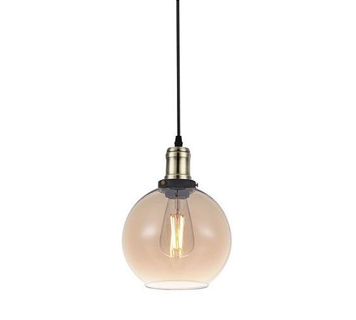 PENDENTE SOHO AMBAR GLOBO  - E27 - LUM. BNU