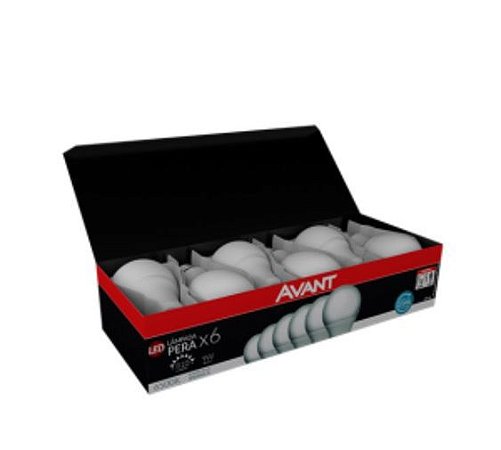 LAMPADA LED 9W BIVOLT (PACK6 - 6 LAMPADAS) - AVANT