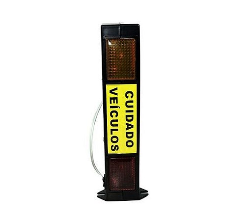 SINALIZADOR VEICULAR SONORO COM FOTO CELULA - 278MM - BIVOLT PRETO - AP