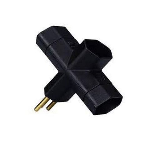 TE 220V - 3 SAIDAS 3P PRETO - MEC