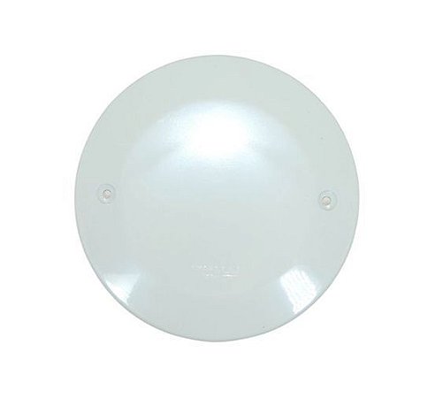 PLACA CEGA REDONDA 4'' BRANCA - MEC