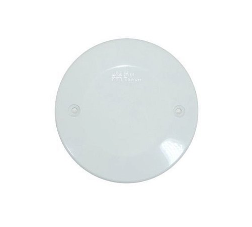 PLACA CEGA REDONDA 3'' BRANCA  - MEC