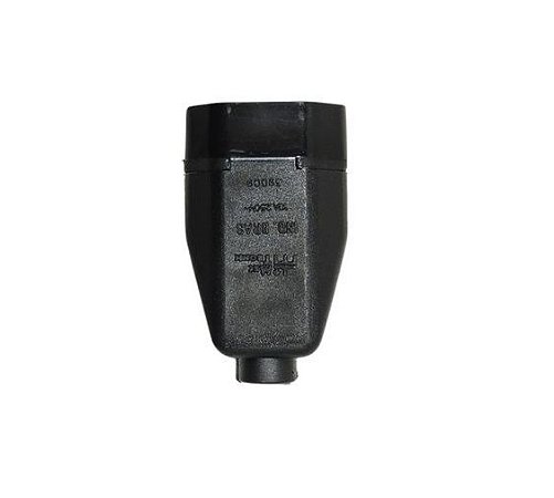 PLUG FEMEA 3P 10A PRETO - MEC