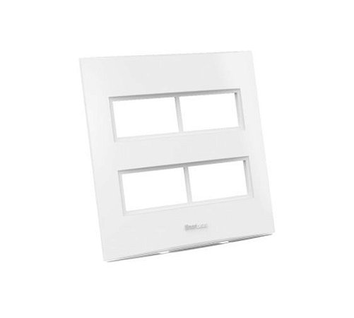 BELEZE - PLACA 4X4 2+2 MODULOS DISTANTES - BRANCA - ENERBRAS