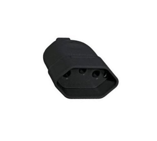 PLUG FEMEA 3P 20A  250V - PRETO