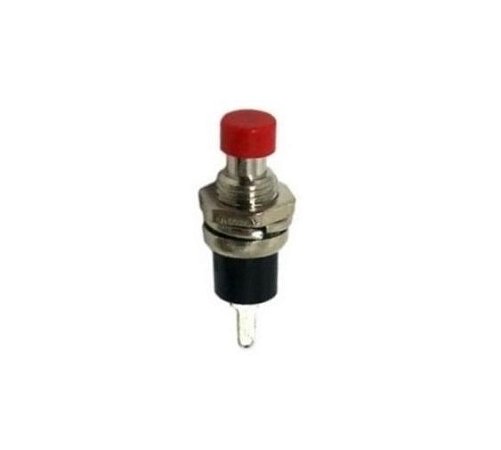 MINI CHAVE PUSH BUTTON NA 1A - VERMELHO - UNIS