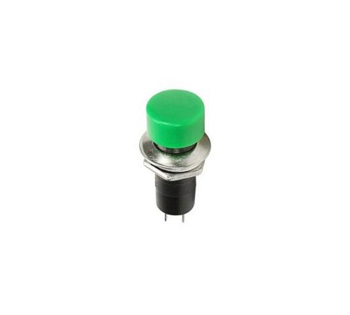 CHAVE PUSH BUTTON NA 3A/250V - VERDE - UNIS