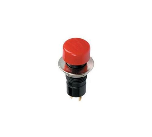 CHAVE PUSH BUTTON NA 3A/250V - VERMELHO - UNIS