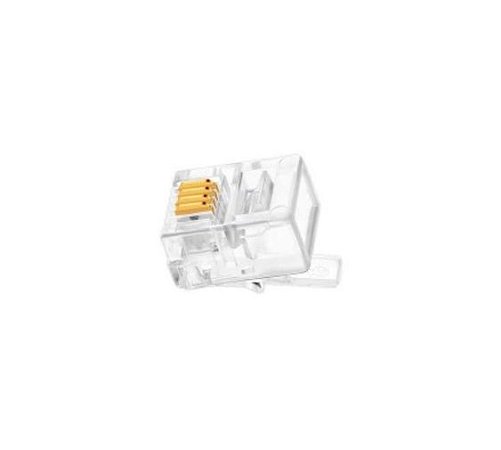 CONECTOR MACHO RJ11 - UNIS