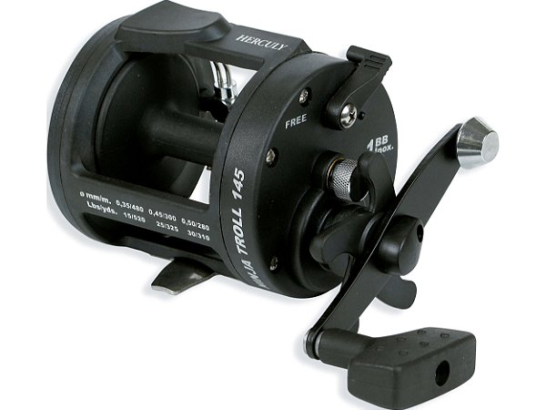 Carretilha de Pesca Stark Troll-145 1 Rolamento 300m 0,45mm