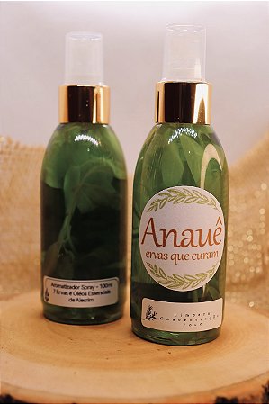 Aromatizador Spray 100ml - 7 Ervas e Óleos Essenciais de Alecrim