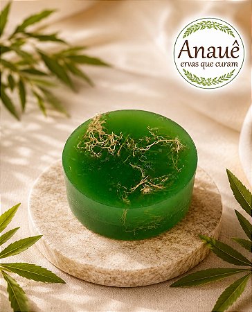 Sabonete Artesanal de Verbena com Bucha Vegetal