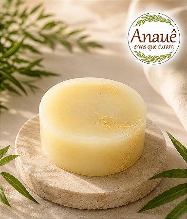 Sabonete Artesanal de Folhas Secas com Bucha Vegetal