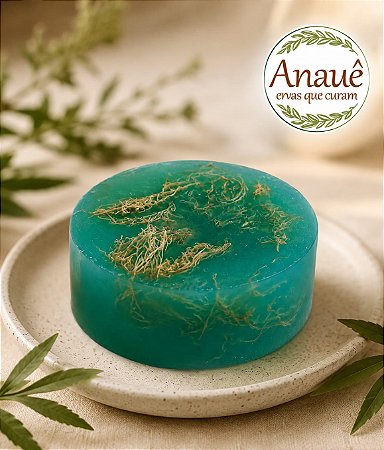 Sabonete Artesanal - Bamboo com Bucha Vegetal