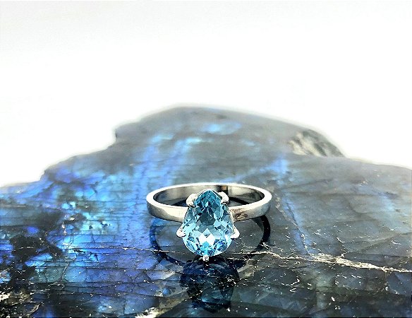 Anel gota blue