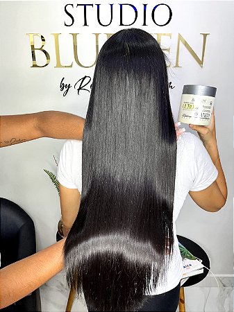 Máscara Reconstrução em 3 minutos Ouro branco 24K efeito teia 500g