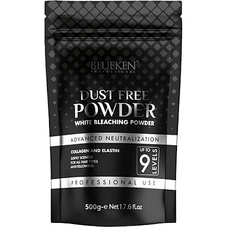 Blueken dust free Powder - Pó descolorante azul 9 tons 500 Blueken