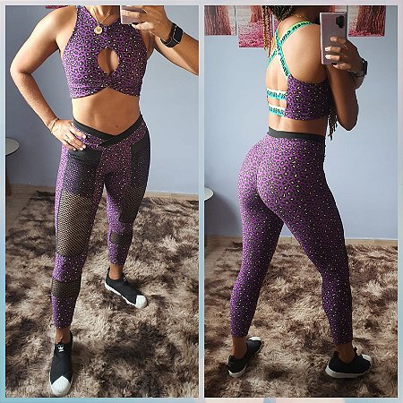 Conjunto Legging Suplex Violeta