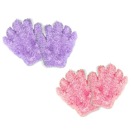 Kit 06 Par Luva Infantil Criança Menina Inverno Frio bebê