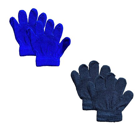 Kit 12 Par Luva Infantil Criança Menino Inverno Frio bebê
