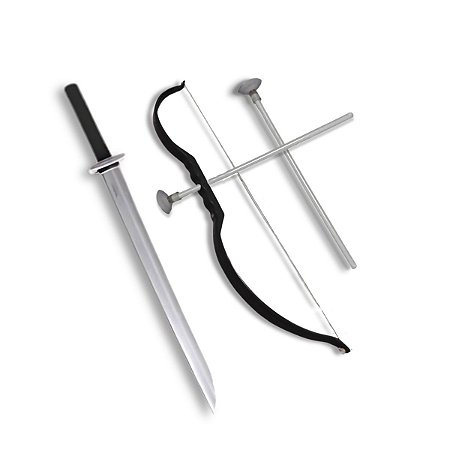 01 Kit Arqueiro C/Espada Ninja Brinquedos Dia Das Crianças