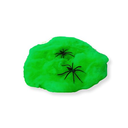 Enfeite Teia Aranha Artificial Decoração Halloween Colorida