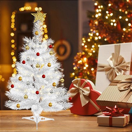 Arvore de Natal pinheiro pequena Branca Neve 60cm - Luxo, arvore de natal  pequena - thirstymag.com