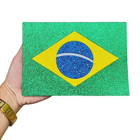 Enfeite Bandeira Brasil Decoração Jogo Futebol Copa do Mundo