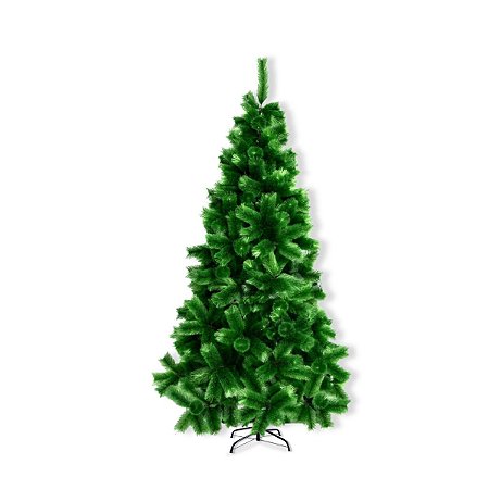 01 Arvore De Natal Pinheiro Grande Luxo Verde Nevada 1,80m