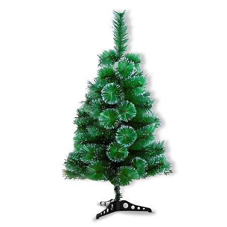 01 Arvore de Natal Pinheiro Pequena Verde Nevada Luxo - 90cm