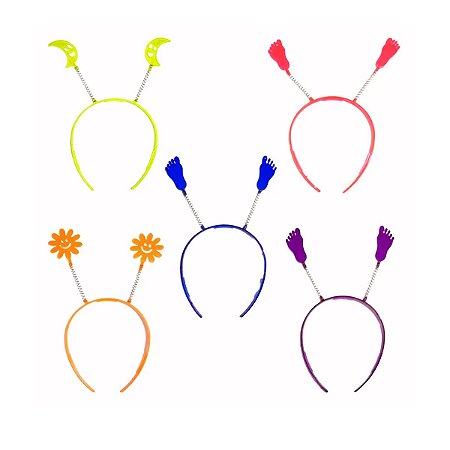 Kit 10 Tiara Carnaval Aniversário Acrílica Cristal Acessório