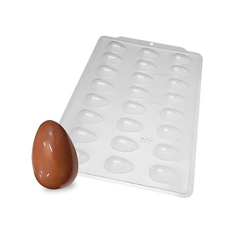 10 Forma Mini Ovo Ovinho Páscoa Bombom Chocolate Acetato 20g