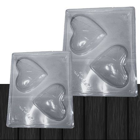 10 Forma Coração Chocolate Páscoa Acetato C/ Silicone 400g