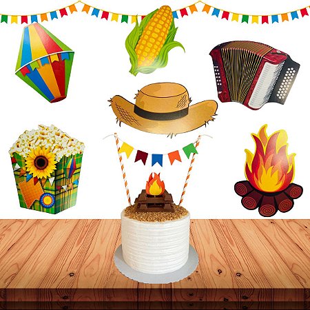 36 Mix Painel Decoração Festa Junina Julina Caipira São João