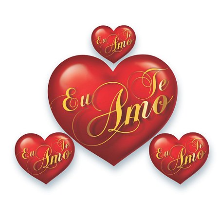 04 Painel Decoração Coração Frases Dia das Mães/ Namorados