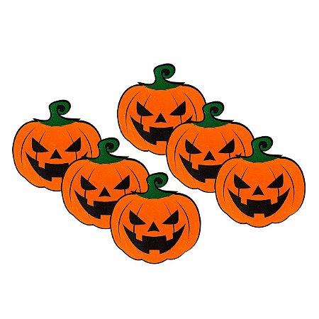 300 Abóbora EVA 6cm Enfeite Mesa Dia das Bruxas Halloween