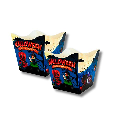50 Cachepot Cachepo Enfeite Mesa Doce Decoração Halloween