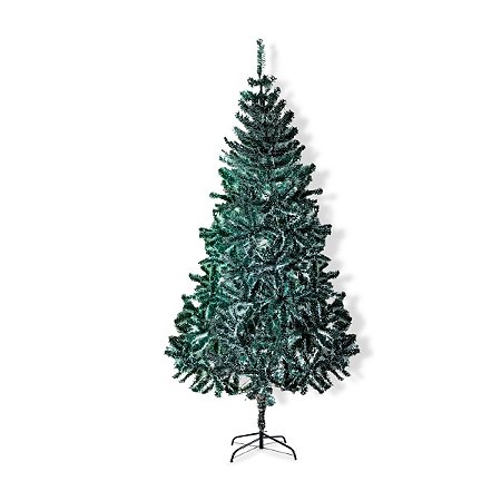 Arvore De Natal Pinheiro Grande Simples Verde Nevada 2,10m