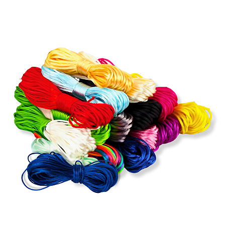 Fio Poliéster Rabo De Rato 2mm Linha Seda Artesanato 10M Tabela 04