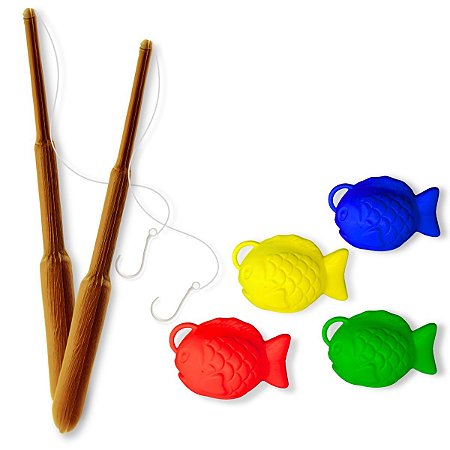 03 Kit Pescaria Festa Junina Peixinhos Quermesse Arraial