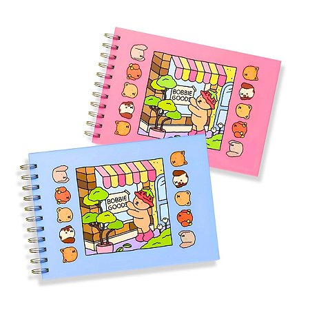 06 Bobbie Goods Livro Colorir Capa Holográfica Folha 180g